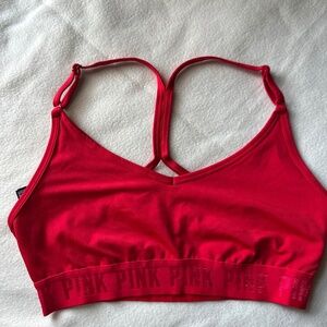 PINK Victorias Secret Sport Ultimate Lightly Lined Sports Bra Women L Athleisure